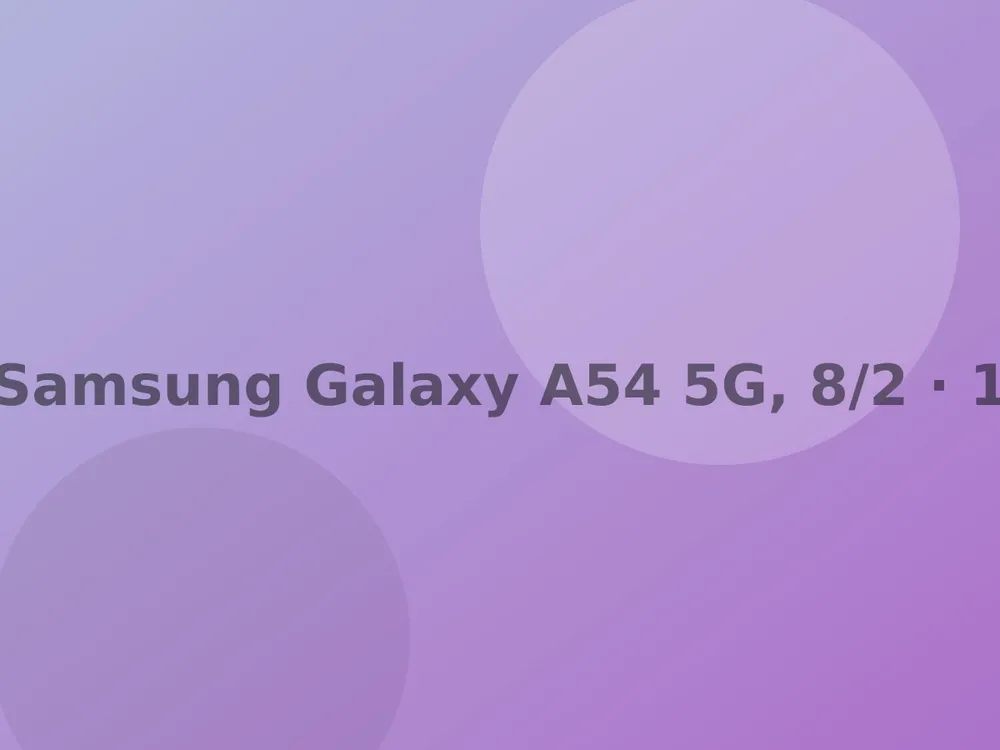 Samsung Galaxy A54 5G, 8/256