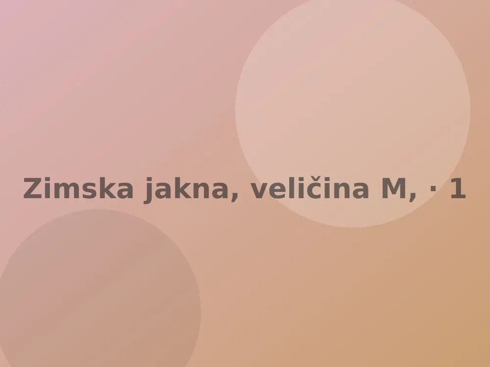 Zimska jakna, veličina M, kao nova