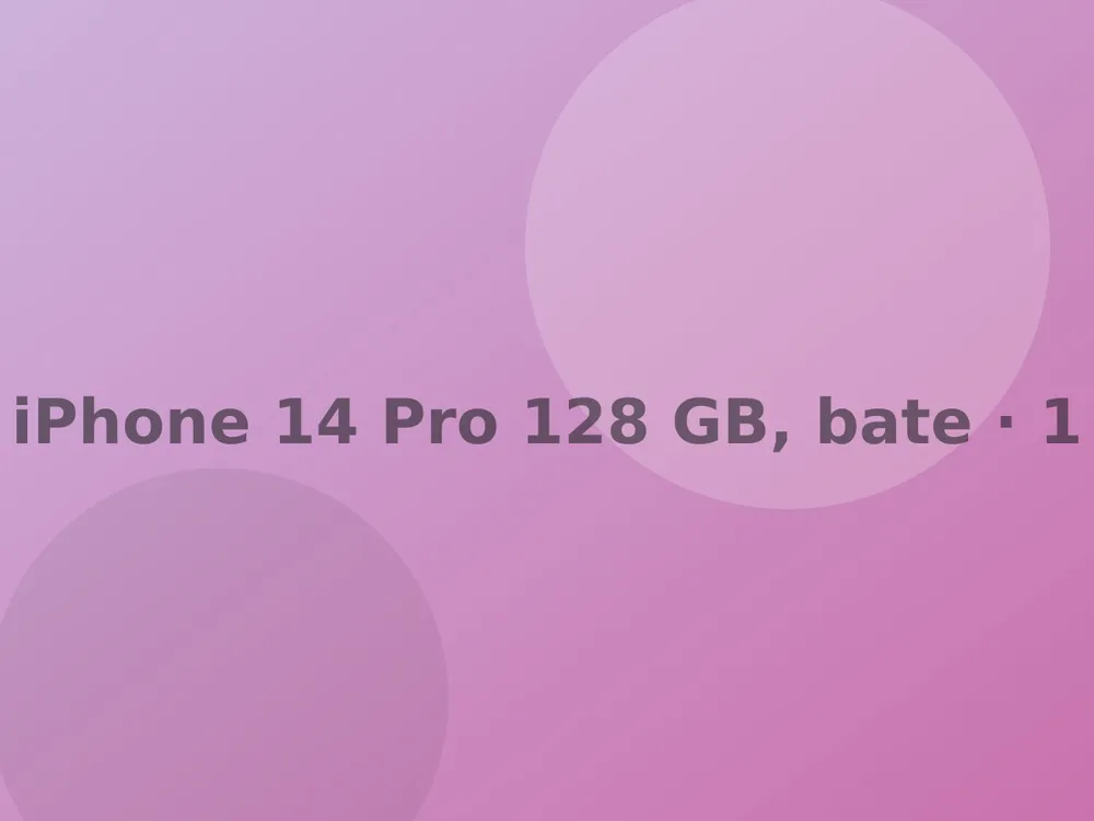 iPhone 14 Pro 128 GB, baterija 91%