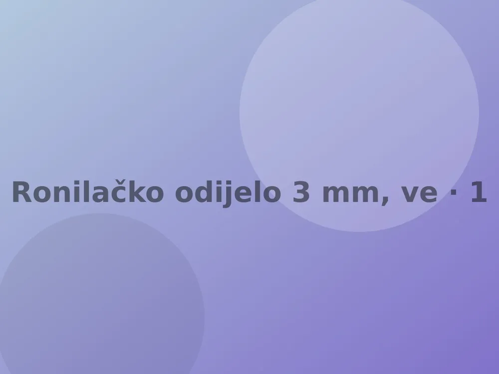 Ronilačko odijelo 3 mm, veličina L