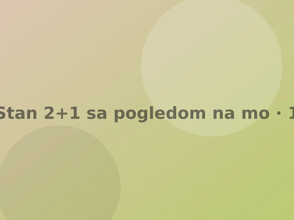 Stan 2+1 sa pogledom na more, 68 m²